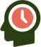 face with clock icon